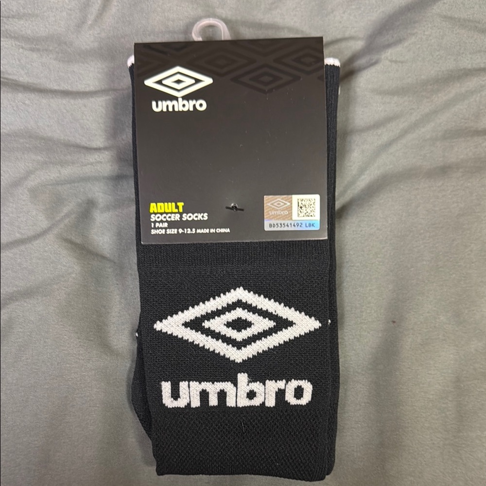 Umbro Black Adult Soccer Socks